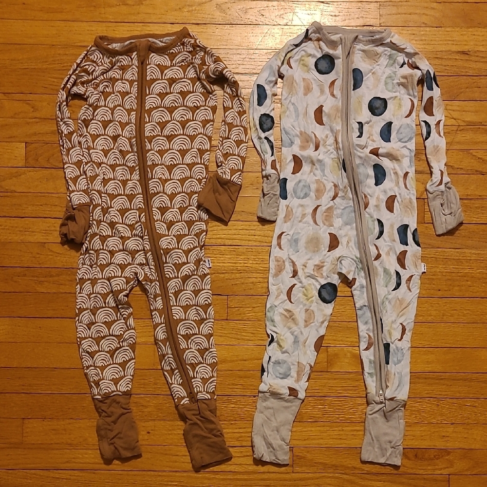 Brown and Cream Kids One Piece Set